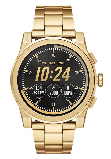 michael kors smartwatch for mens|Michael Kors smartwatch men's black.